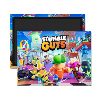 Stumble Guys, Ορθογώνιο μαγνητάκι ψυγείου διάστασης 9x6cm