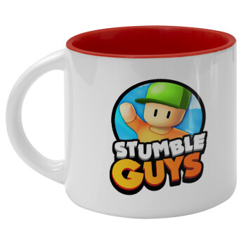 Stumble Guys, Κούπα κεραμική 400ml Λευκή/Κόκκινη