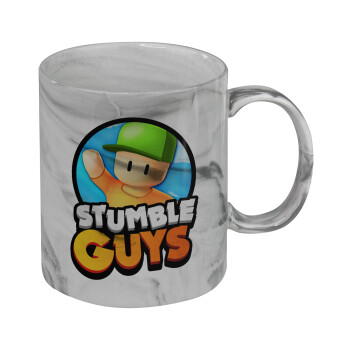 Stumble Guys, Mug ceramic marble style, 330ml