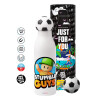 Soccer Metal mug thermos, double wall, 550ml