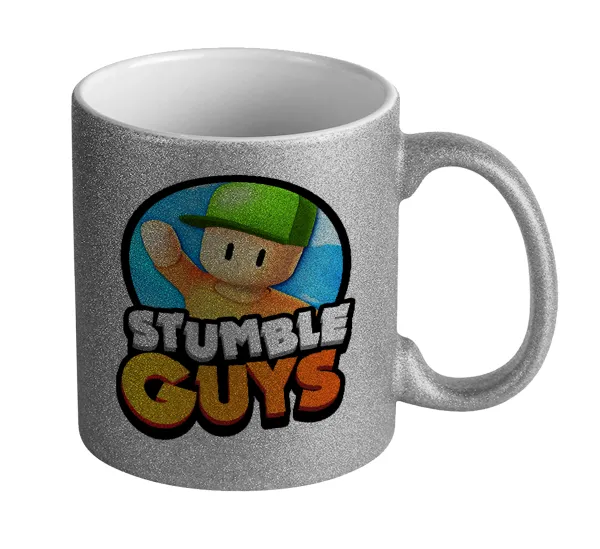 Stumble Guys — Glitter Ασημένια