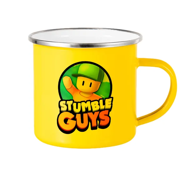 Stumble Guys — Κούπα Μεταλλική εμαγιέ Κίτρινη 360ml