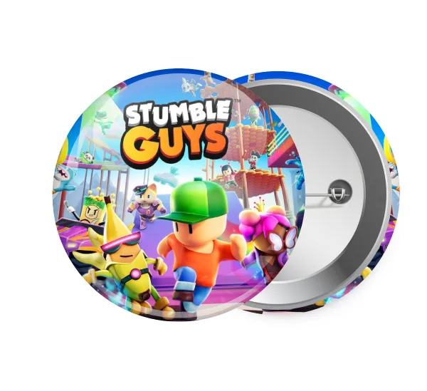 Stumble Guys — Pin badge, 7.5cm
