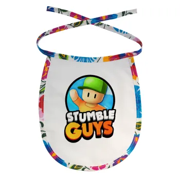 Stumble Guys, Σαλιάρα μωρού αλέκιαστη με κορδόνι Χρωματιστή