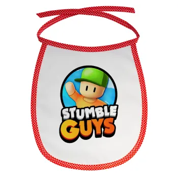 Stumble Guys, Σαλιάρα μωρού αλέκιαστη με κορδόνι Κόκκινη