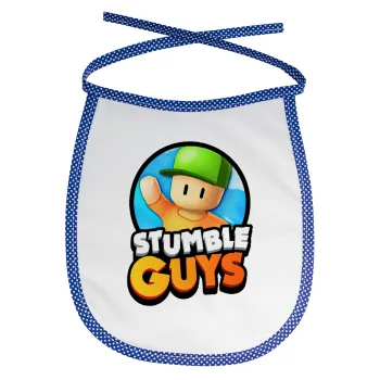 Stumble Guys, Σαλιάρα μωρού αλέκιαστη με κορδόνι Μπλε