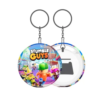 Stumble Guys, Μπρελόκ μεταλλικό 5cm με ανοιχτήρι