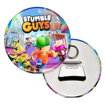 Stumble Guys, Μαγνητάκι και ανοιχτήρι μπύρας στρογγυλό διάστασης 5,9cm
