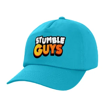 Stumble Guys, Καπέλο Ενηλίκων Baseball, 100% Βαμβακερό,  Γαλάζιο (ΒΑΜΒΑΚΕΡΟ, ΕΝΗΛΙΚΩΝ, UNISEX, ONE SIZE)