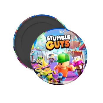 Stumble Guys, Μαγνητάκι ψυγείου στρογγυλό διάστασης 5cm