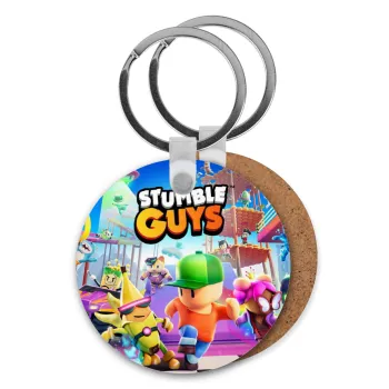 Stumble Guys, Μπρελόκ Ξύλινο στρογγυλό MDF Φ5cm