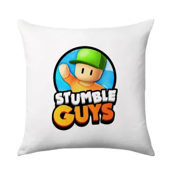 Stumble Guys, Μαξιλάρι καναπέ 40x40cm περιέχεται το  γέμισμα
