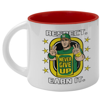 John Cena, Κούπα κεραμική 400ml Λευκή/Κόκκινη