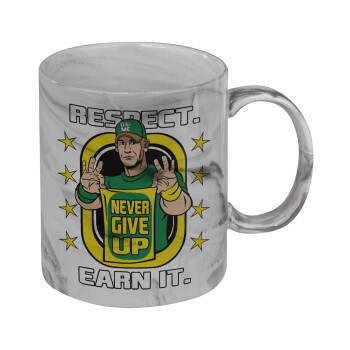 John Cena, Κούπα κεραμική, marble style (μάρμαρο), 330ml