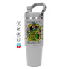 GREY color, 890ml (30oz) stainless Steel Tumbler with Handle