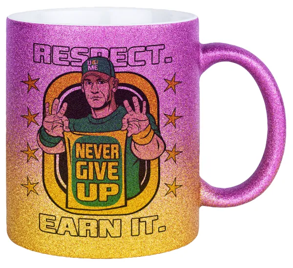 John Cena — Κούπα Χρυσή/Ροζ Glitter, κεραμική, 330ml