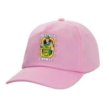 John Cena, Adult Baseball Cap, 100% Cotton, PINK (COTTON, ADULT, UNISEX, ONE SIZE)
