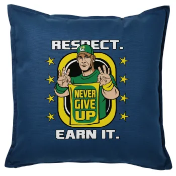 John Cena, Sofa cushion Blue 50x50cm includes filling