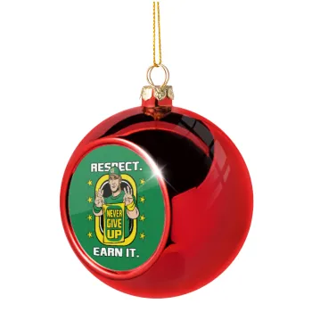 John Cena, Christmas tree ball Red 8cm