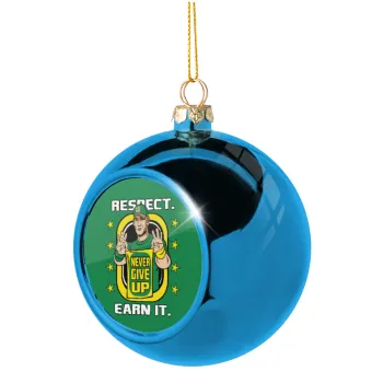 John Cena, Blue Christmas tree ball ornament 8cm