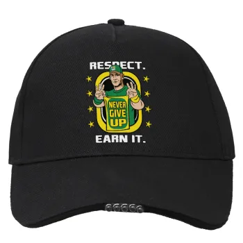 John Cena, Καπέλο Εργασίας & Δραστηριοτήτων με LED Φως - Ιδανικό για Νύχτα & Χαμηλό Φωτισμό (100% ΒΑΜΒΑΚΕΡΟ, ΕΝΗΛΙΚΩΝ, UNISEX)