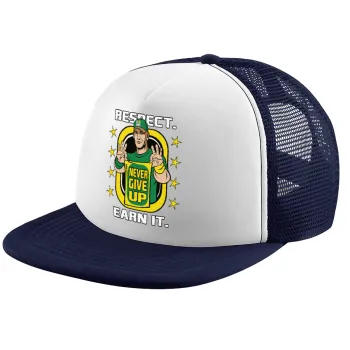 John Cena, Children's Soft Trucker Cap with Dark Blue/White Mesh (POLYESTER, CHILDREN, ONE SIZE)