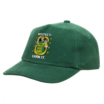 John Cena, Children's Baseball Cap, 100% Cotton Drill, GREEN (COTTON, CHILDREN'S, ONE SIZE)