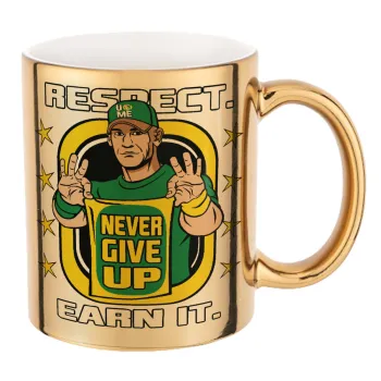 John Cena, Mug ceramic, gold mirror, 330ml