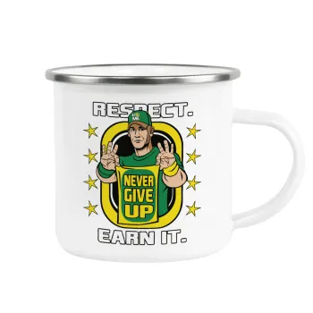John Cena, Metallic enamel cup white 360ml