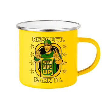 John Cena, Yellow Enamel Metallic Cup 360ml