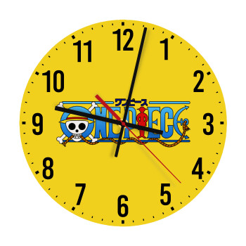 Onepiece logo, Ρολόι τοίχου ξύλινο (30cm)