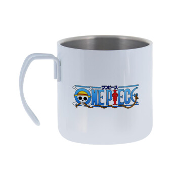 Onepiece logo, Mug Stainless steel double wall 400ml