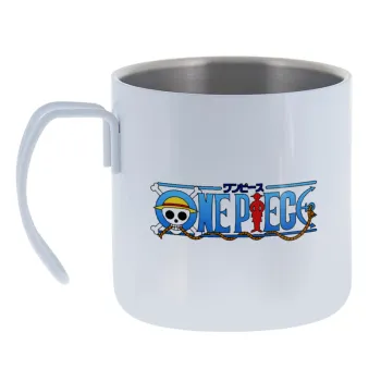 Onepiece logo — Κούπα Ανοξείδωτη διπλού τοιχώματος 400ml
