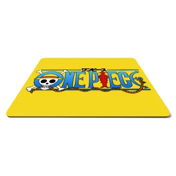 Onepiece logo, Mousepad rect 27x19cm