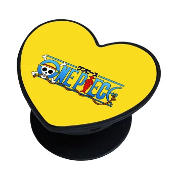 Onepiece logo, Phone Holders Stand  καρδιά Μαύρο Βάση Στήριξης Κινητού στο Χέρι