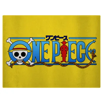 Onepiece logo, Επιφάνεια κοπής γυάλινη (38x28cm)