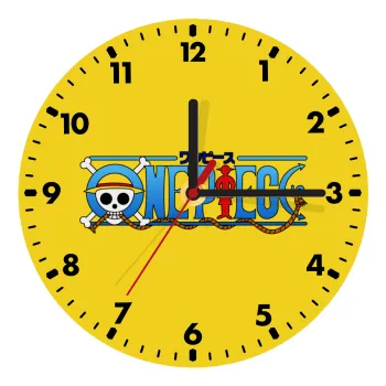 Onepiece logo, Wooden wall clock (20cm)