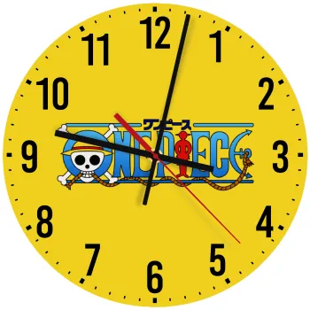 Onepiece logo, Ρολόι τοίχου ξύλινο (30cm)