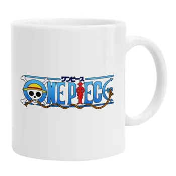 Onepiece logo, Κούπα, κεραμική, 330ml