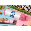 Easter candle, Childrens hot water bottle, stainless steel, with safety straw, PINK (500ml)