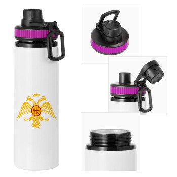 Byzantine Empire, Metallic water bottle with safety lid, 850ml aluminum