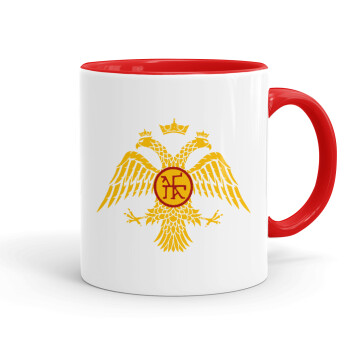 Byzantine Empire, Mug colored red, ceramic, 330ml