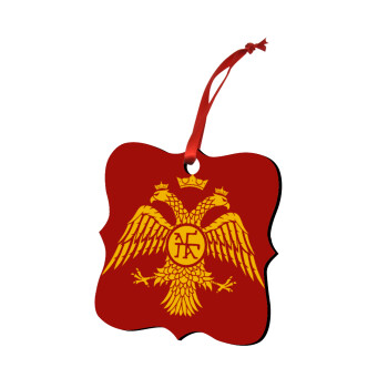 Βυζαντινή αυτοκρατορία, Στολίδι Χριστουγεννιάτικο στολίδι polygon ξύλινο 7.5cm