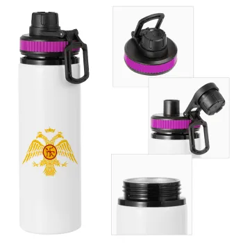 Byzantine Empire, Metallic water bottle with safety lid, 850ml aluminum