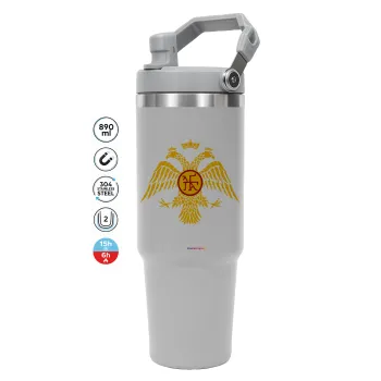 Byzantine Empire, GREY Travel Tumbler with Handle 890ml