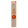 Easter Set, wooden keychain & scented Easter candle flat (30cm) (GRAY)