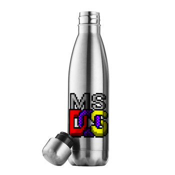 MsDos, Inox (Stainless steel) double-walled metal mug, 500ml