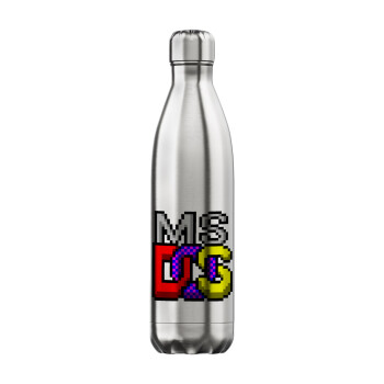 MsDos, Inox (Stainless steel) hot metal mug, double wall, 750ml