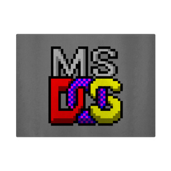 MsDos, Επιφάνεια κοπής γυάλινη (38x28cm)