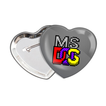 MsDos, Κονκάρδα παραμάνα καρδιά (57x52mm)